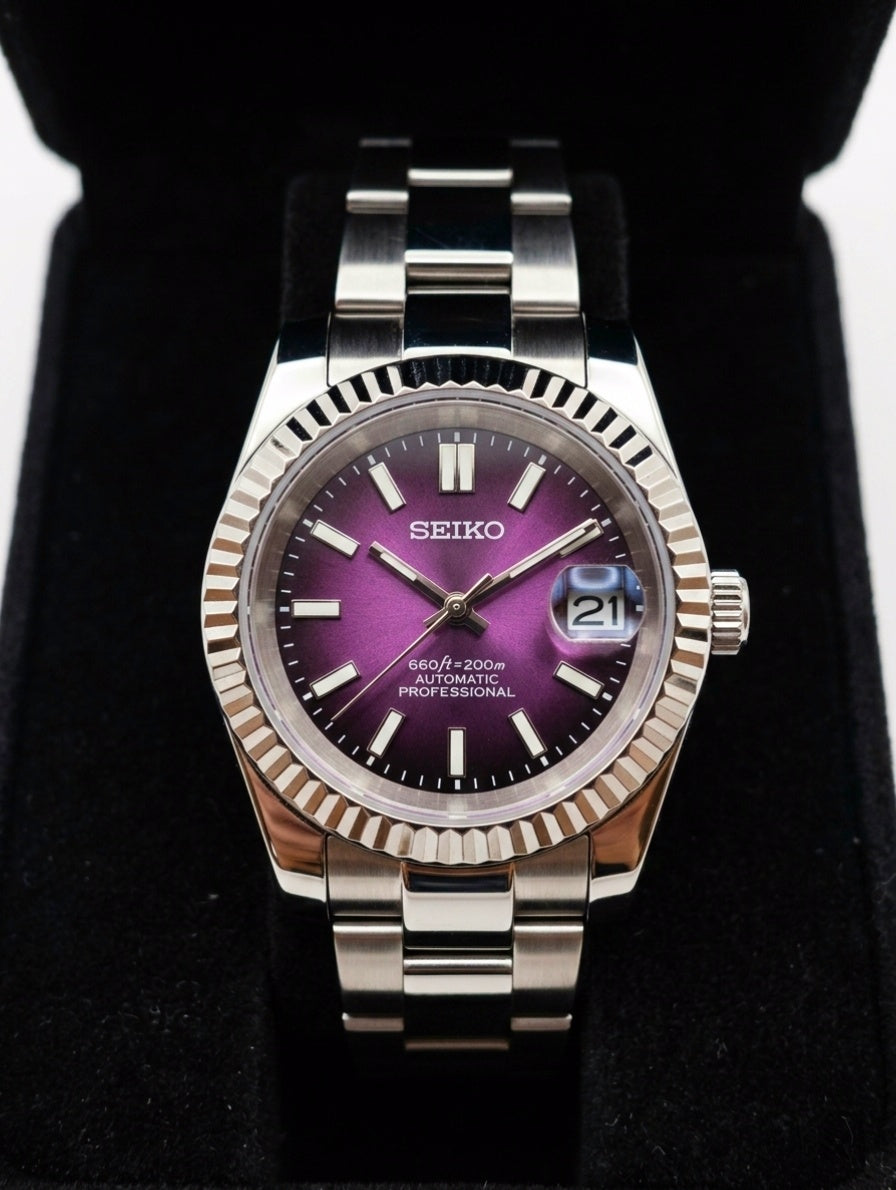 Seiko Datejust Purple Dial