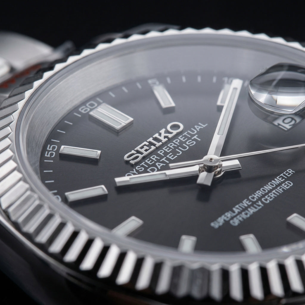 Seiko Datejust Black Dial
