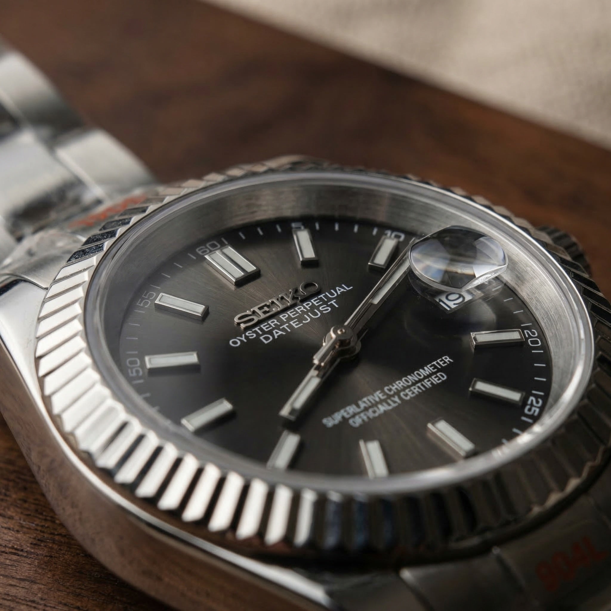 Seiko Datejust Black Dial