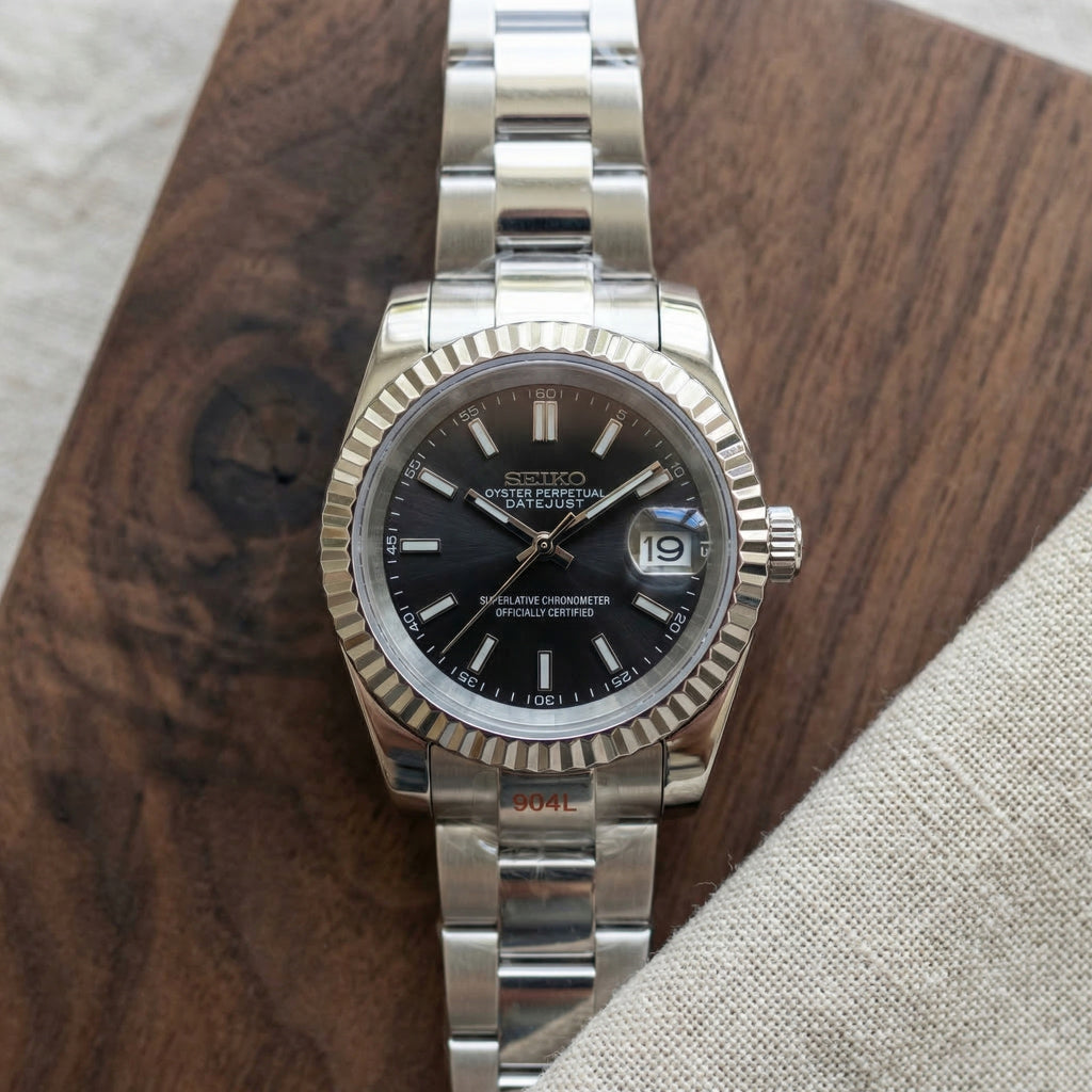 Seiko Datejust Black Dial