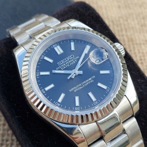 Seiko Datejust Black Dial